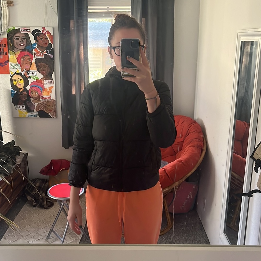 Old Navy Black Puffer Jacket